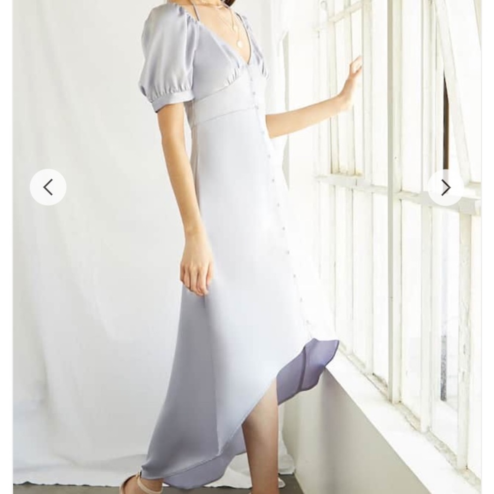Beautiful button down Satin Dress 💖😍 - Picture 2 of 5